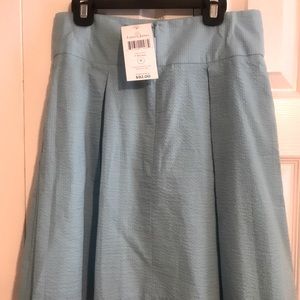 Lauren James Skirt. NWT. Light Sky Blue Color. Retails 92.00. Size Medium